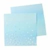 Illume Partyware Blue Iridescent Cocktail Napkins Napkins - Prints + Shapes