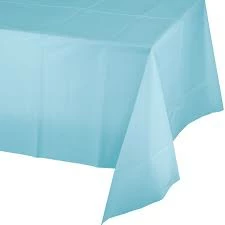 Favor Lane Table Covers Rectangle Pale Blue Tablecover