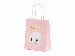 PartyDeco Favour/Party Bags BOO Pink Paper Gift Bags