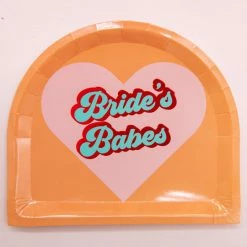 Oh It's Perfect Bride's Babes Arched Dinner Plates 8pk Wedding Tableware