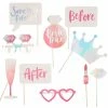 Ginger Ray Hen Party Photo Booth Props - Bride Tribe Bridal Shower/Hens Party