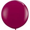 Qualatex WEDDINGS 90cm Jumbo Round Balloon - Sparkling Burgundy