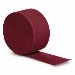 Favor Lane Burgundy Crepe Streamer Streamers
