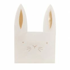 Ginger Ray Bunny Shaped Paper Napkins Baby Shower - Pastel
