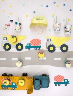 Meri Meri Party Dumpster Truck Paper Plates