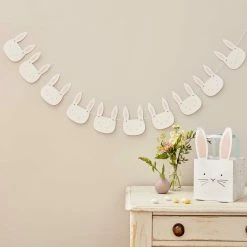 Favor Lane Bunny Face Bunting Paper Garlands + Buntings