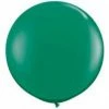 Qualatex 75cm + 90cm Round Latex Balloons 90cm Jumbo Round Balloon - Emerald