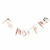 Ginger Ray Rose Gold From Miss To Mrs Script Bunting WEDDINGS