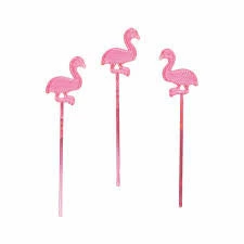 Favor Lane Cupcake + Food Toppers Flamingo Cupcake | Food Toppers