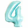 Favor Lane Pastel Blue 100cm Number 4 Balloon Number Balloons