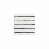 Daydream Society Frenchie Striped Beverage Napkins - Black