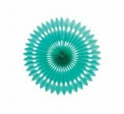 Favor Lane Paper Fan - Classic Turquoise
