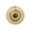 Favor Lane WEDDINGS Paper Fan - Gold