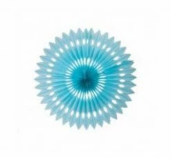 Favor Lane Paper Fan - Pastel Blue