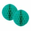 Favor Lane Honeycomb Ball - Turquoise