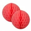 Favor Lane Honeycomb Decorations Honeycomb Ball - Coral