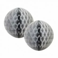 Favor Lane Honeycomb Ball - Silver Honeycomb Decorations