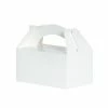 Five Star Party Co Lunch Box/Treat Box Classic White 5pk WEDDINGS