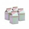 Five Star Party Co WEDDINGS Milk Box/Party Favour Box Iridescent 10pk