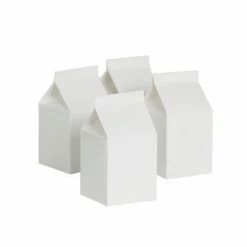 Five Star Party Co WEDDINGS Milk Box/Party Favour Box Classic White 10pk