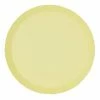 Five Star Party Co Plates - Plain Solid Colour Classic Pastel Yellow Dinner Plates