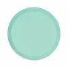 Five Star Party Co Plates - Plain Solid Colour Classic Pastel Mint Green Small Paper Plates 10Pk
