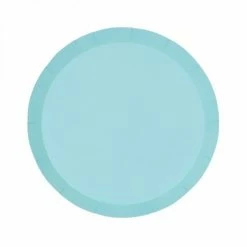 Five Star Party Co Classic Pastel Blue Small Paper Plates 10Pk Plates - Plain Solid Colour