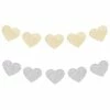 Illume Partyware Glitter Heart Paper Garland WEDDINGS