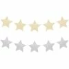 Illume Partyware Glitter Star Paper Garland Paper Garlands + Buntings