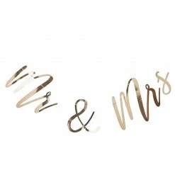 Ginger Ray Mr + Mrs Gold Bunting