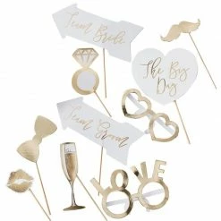 Ginger Ray Wedding Photo Booth Props