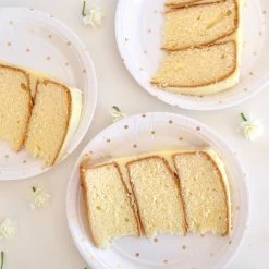 Illume Partyware Gold Spot Paper Dessert Plates