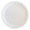 Illume Partyware Gold Spot Paper Dessert Plates