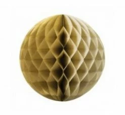 Favor Lane Honeycomb Ball - Metallic Gold Wedding Decorations