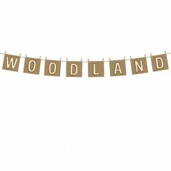 PartyDeco Woodland Banner