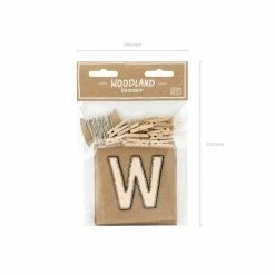 PartyDeco Woodland Banner