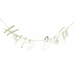Ginger Ray Gold Foil Happy Easter Script Garland