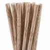 Favor Lane Paper Straws - Woodgrain