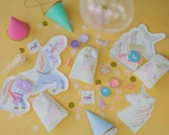 Favor Lane Calico Party Favour Bag - Unicorn Sparkle 10 Favor Lane Calico Party Favour Bag - Unicorn Sparkle