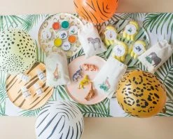 Favor Lane Calico Party Favour Bag - Safari