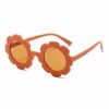 Favor Lane Party Props + Tattoos Kids Flower Sunglasses - Burnt Sienna