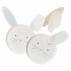 Ginger Ray Pastel Easter Bunny Paper Plates With Interchangeable Ears