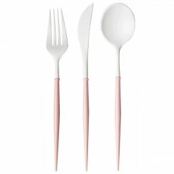 Favor Lane Bella Reusable Cutlery 24 Pce - Blush WEDDINGS