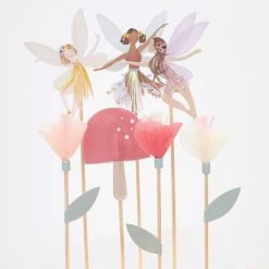 Meri Meri Party Cake Toppers Fairy Cake Topper Set