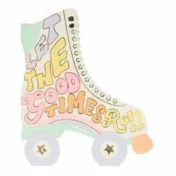 Meri Meri Party Napkins - Prints + Shapes Roller Skate Napkins