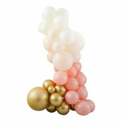 Ginger Ray Peach And Gold Balloon Arch Kit