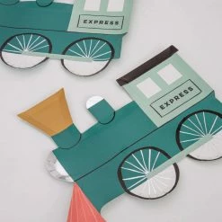 Meri Meri Party TABLEWARE Train Paper Plates