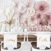 PartyDeco Bride + Groom Chair Signs WEDDINGS