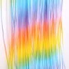 Favor Lane Pastel Rainbow Fringe Curtain Backdrop 2 Favor Lane Pastel Rainbow Fringe Curtain Backdrop