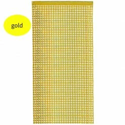 Favor Lane NEW Gold Sequin Look Foil Fringe Curtain Backdrop WEDDINGS